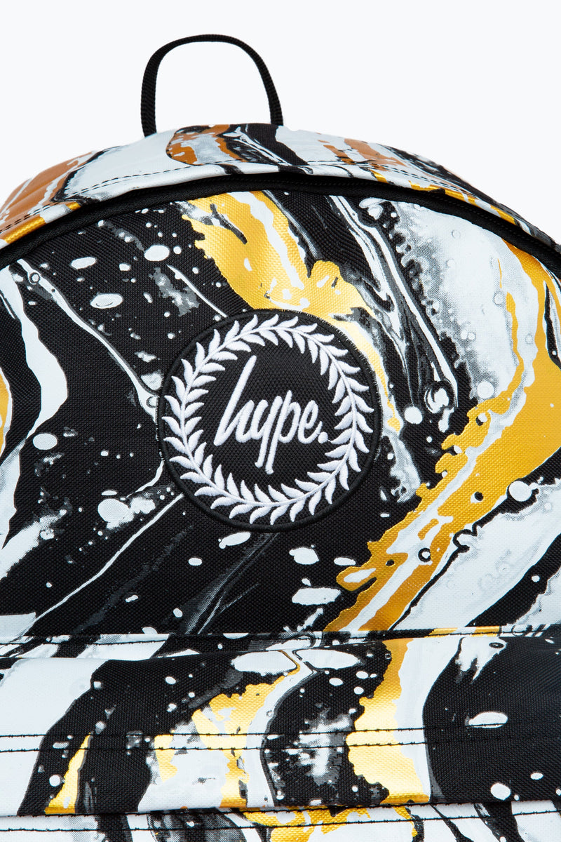 Hype Black Gold Liquid Gold Crest Sırt Çantası