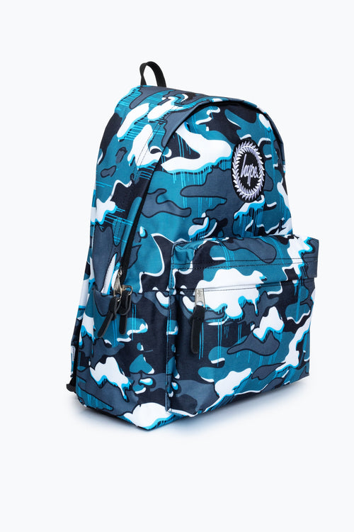 Hype Blue Drips Camo Sırt Çantası