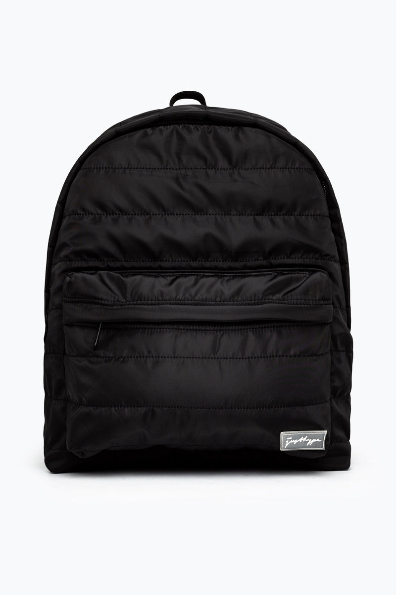 Hype Black Quilted Scribble Sırt Çantası